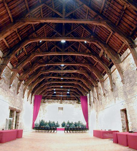 intérieur des greniers à sel de la ville de honfleur