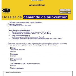 Subventions associations