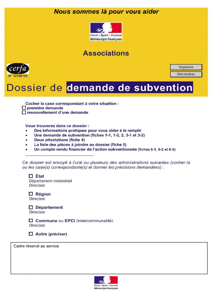 Dossier de demande de subvention de la ville de honfleur