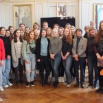 réception élèves norvégiens à Honfleur