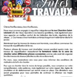 Poursuite des travaux rue Charrière-Saint-Léonard 